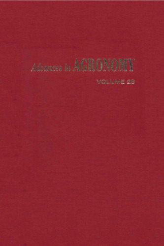 پیشرفت در کشاورزی، جلد. 28