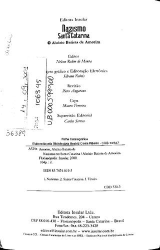 ﻿نازیسم در سانتا کاتارینا