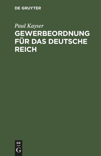 ﻿مقررات تجاری برای رایش آلمان