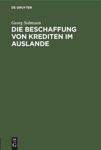 ﻿دریافت وام در خارج از کشور: سخنرانی در انجمن حقوقی برلین در 14 مارس 1995