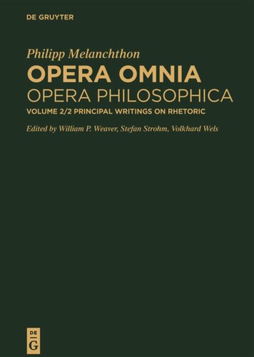 ﻿Opera omnia: قسمت 2 نوشته های اصلی در مورد بلاغت