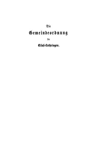 ﻿مقررات شهرداری آلزاس-لورن از 6 ژوئن 1895