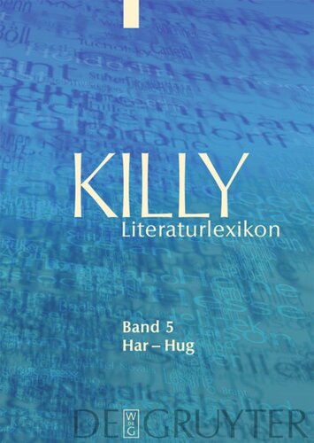 ﻿Killy Literary Lexicon: Volume 5 Har – Hug