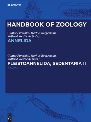 ﻿کتاب راهنمای جانورشناسی: جلد 2 Pleistoannelida، Sedentaria II