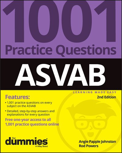 ﻿ASVAB: 1001 سؤال تمرینی برای آدمک‌ها (تمرین آنلاین) (برای آدمک‌ها (شغل/تحصیلات))