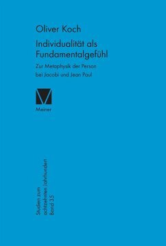 ﻿فردیت به عنوان یک احساس اساسی: در مورد متافیزیک شخص در ژاکوبی و ژان پل
