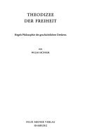 ﻿تئودیسه آزادی: فلسفه تفکر تاریخی هگل