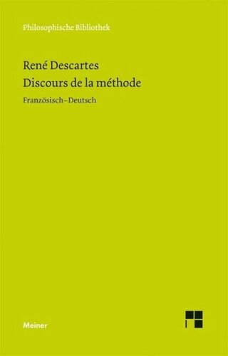 ﻿Discours de la méthode: Collaboration: Wohlers, Christian, Edited: Wohlers, Christian