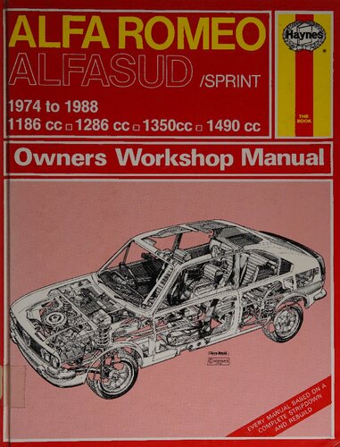 ﻿راهنمای کارگاه صاحبان Haynes Alfa Romeo Alfasud/Sprint