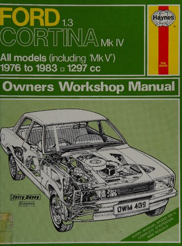﻿راهنمای کارگاه صاحبان Haynes Ford Cortina Mk IV 1.3