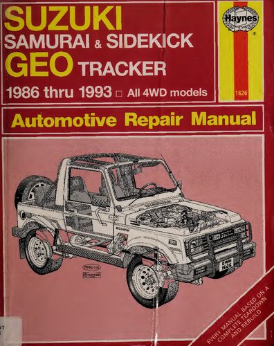 ﻿Haynes Suzuki Samurai/Sidekick