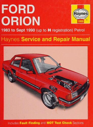 ﻿راهنمای خدمات و تعمیرات هاینز فورد Orion