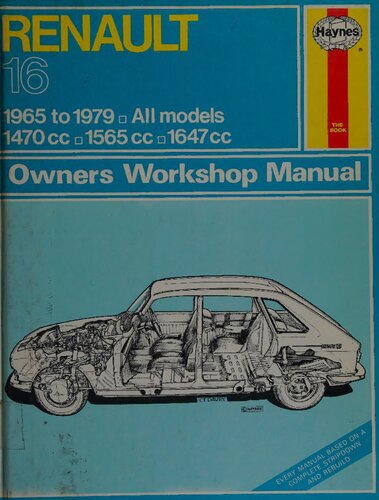﻿کتابچه راهنمای کارگاه صاحبان Haynes Renault 16 ویرایش دوم