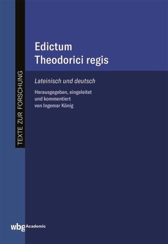 ﻿Edictum Theodorici regis / 