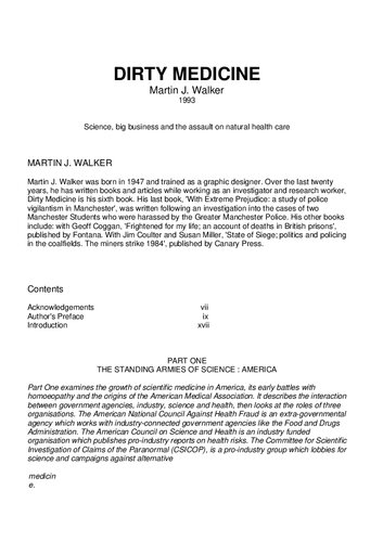 ﻿پزشکی کثیف: علم، تجارت بزرگ، و حمله به مراقبت های بهداشتی طبیعی