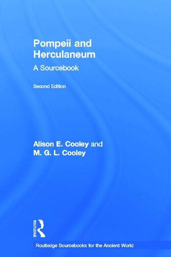 ﻿Pompeii and Herculaneum: A Sourcebook (کتاب منبع Routledge برای دنیای باستان)