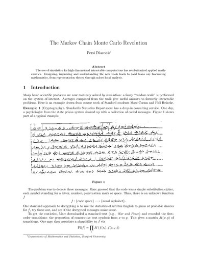 ﻿انقلاب مونت کارلو زنجیره مارکوف