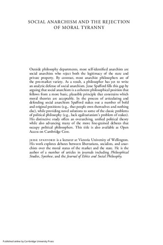 ﻿آنارشیسم اجتماعی و رد استبداد اخلاقی