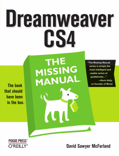 ﻿Dreamweaver CS4: The Missing Manual