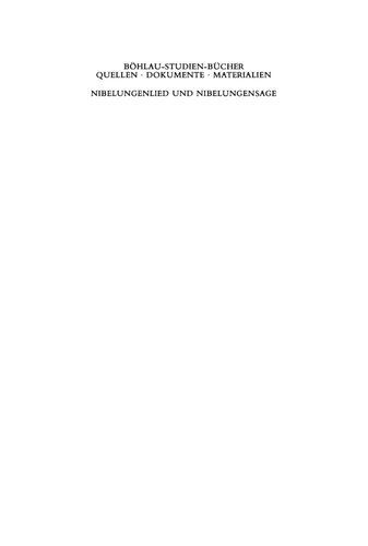 ﻿Nibelungenlied و Nibelungensage