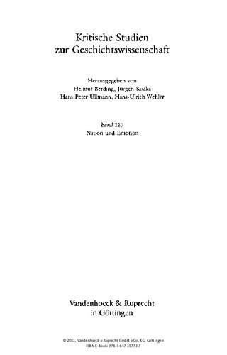 ﻿ملت و احساس: آلمان و فرانسه در مقایسه. قرن 19 و 20