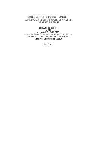 ﻿آیین دادرسی مدنی خاص و سیستم دادگاه منطقه ای: دادگاه سکولار در پادربورن و مقررات آن 1587-1720