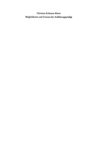 ﻿امکانات و حدود موعظه های روشنگری: با استفاده از مثال فرانتس ولکمار راینهارد نشان داده شده است.