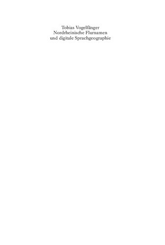 ﻿نام‌های حوزه راینلند شمالی و جغرافیای زبانی دیجیتال: تنوع زبانی در توزیع فضایی