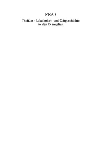 ﻿رنگ محلی و تاریخ معاصر در اناجیل: سهمی در تاریخ سنت همدیدی