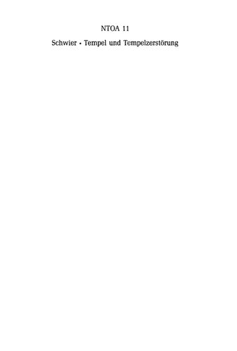 ﻿معابد و تخریب معابد: بررسی عوامل الهیاتی و ایدئولوژیک در جنگ اول یهود و روم (66-74 پس از میلاد)