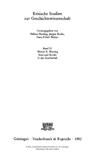 ﻿دولت و کلیسا در جامعه: اقتدار نهادی و تغییر ذهنی در باواریا در طول قرن 19