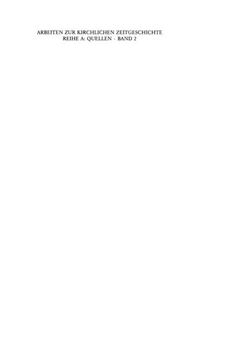 ﻿الهیات و کلیسا در آثار هانس فون سودن: نامه ها و اسناد از زمان مبارزه کلیسا 1933-1945