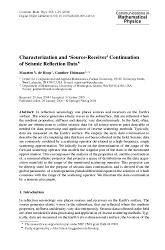 ارتباطات در فیزیک ریاضی - جلد 263