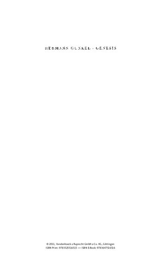 ﻿پیدایش: با پیشگفتار والتر بامگارتنر