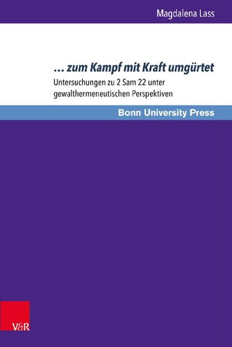 ﻿... کمربند قدرت برای نبرد: تحقیقات در مورد 2 سام 22 از دیدگاه هرمنوتیک خشونت