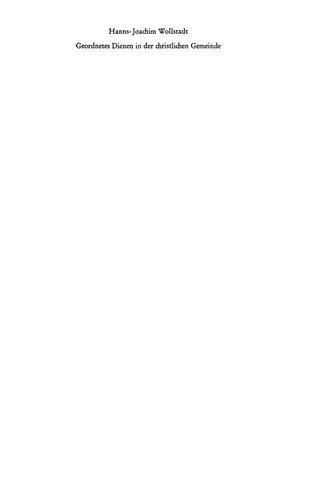 ﻿خدمات منظم در جامعه مسیحی: با شیوه زندگی برادران موراویایی در آغاز آن به تصویر کشیده شده است.