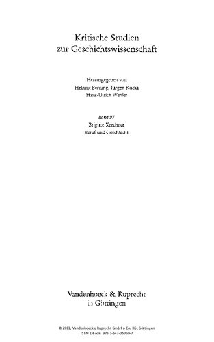 ﻿شغل و جنسیت: انجمن های حرفه ای زنان در آلمان 1848-1908