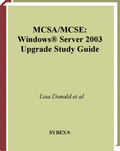MCSA MCSE: راهنمای مطالعه به روزرسانی ویندوز 2003 (70-292 و 70-296)