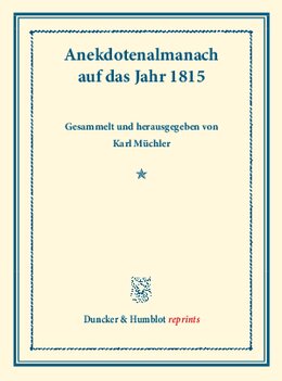 ﻿سالنامه حکایتی برای سال 1815