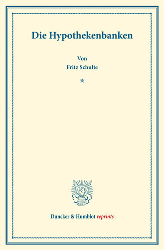﻿بانک های وام مسکن: تشکیل سرمایه و استفاده از سرمایه. ویرایش شده توسط هرمان شوماخر. قسمت دوم (نوشته های انجمن سیاست های اجتماعی 154/II)