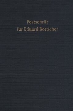 ﻿Festschrift برای ادوارد بوتیچر در 70 سالگی اش