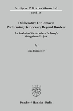﻿دیپلماسی مشورتی: اجرای دموکراسی فراتر از مرزها: تحلیلی از پروژه 