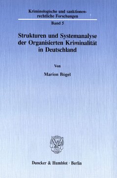 ﻿ساختارها و تجزیه و تحلیل سیستم جرایم سازمان یافته در آلمان
