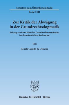 ﻿در نقد تعادل در جزم شناسی حقوق اساسی: کمک به درک لیبرال از حقوق اساسی در دولت قانون اساسی دموکراتیک