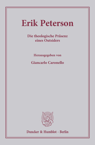 ﻿اریک پترسون: حضور الهیاتی یک فرد خارجی
