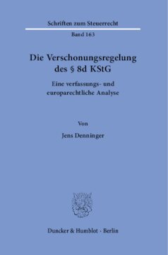 ﻿مقررات معافیت بخش 8d KStG: تحلیل قانون اساسی و قانون اروپایی