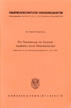 ﻿تامین مالی بودجه های احتمالی از طریق اعتبار بانک مرکزی: تجربیات مبارزه با رکود در سال 1967
