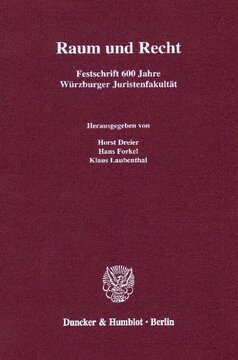 ﻿فضا و قانون: Festschrift 600 سال از دانشکده حقوق وورتسبورگ