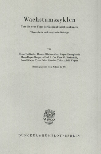 ﻿چرخه های رشد: درباره شکل جدید نوسانات اقتصادی. مشارکت های نظری و تجربی