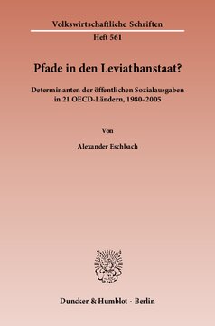 ﻿مسیرهایی به ایالت لویاتان؟: عوامل تعیین کننده هزینه های اجتماعی عمومی در 21 کشور OECD، 1980-2005